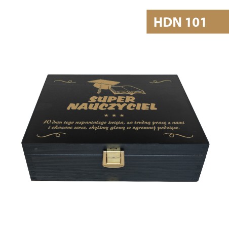 Herbaciarka na Dzień Nauczyciela - czarna - WZORY