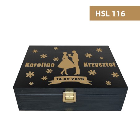 Herbaciarka na Ślub - czarna - WZORY