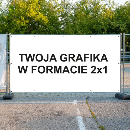 Baner reklamowy 2 x 1 m