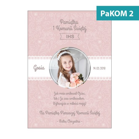 Pamiątka Komunii Świętej - WZORY
