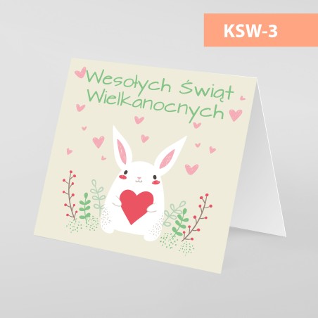 Kartki Świąteczne Wielkanocne - 145x145 pion - WZORY