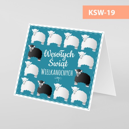 Kartki Świąteczne Wielkanocne - 145x145 pion - WZORY