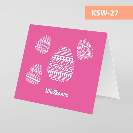 Kartki Świąteczne Wielkanocne - 145x145 pion - WZORY