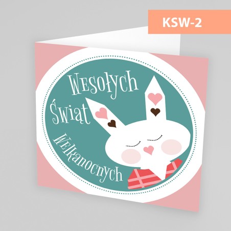Kartki Świąteczne Wielkanocne - 145x145 poziom - WZORY