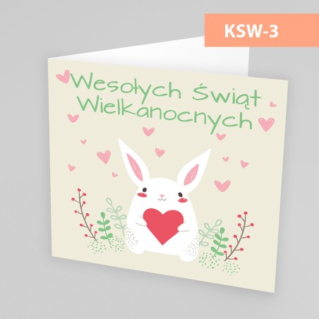 Kartki Świąteczne Wielkanocne - 145x145 poziom - WZORY