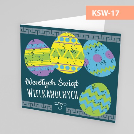 Kartki Świąteczne Wielkanocne - 145x145 poziom - WZORY