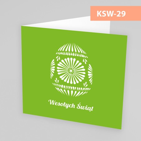 Kartki Świąteczne Wielkanocne - 145x145 poziom - WZORY