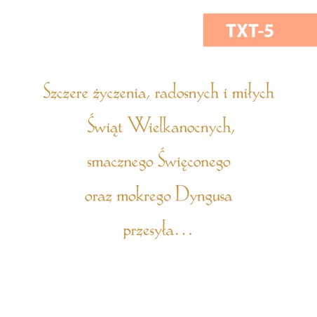 Kartki Świąteczne Wielkanocne - 148x105 poziom - WZORY