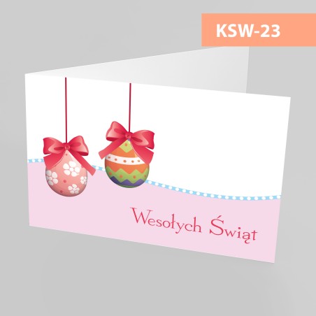 Kartki Świąteczne Wielkanocne - 148x105 poziom - WZORY