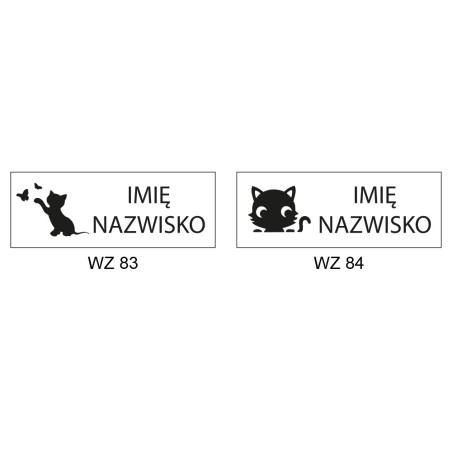 ! Pieczątka do znakowania ubrań - Trodat Nie-zgub-mi-się! - WZORY