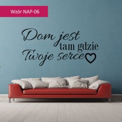 CYTAT NAPIS NAKLEJKA NA ŚCIANĘ