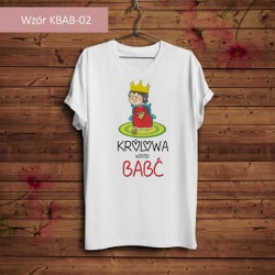 Koszulka - Królowa wśród Babć