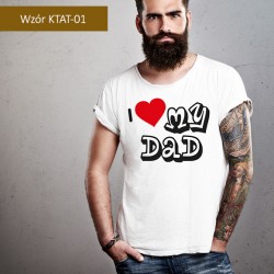 T-shirt W nocy pije wino a...