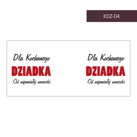 Kubek dla Dziadka - 6 wzorów