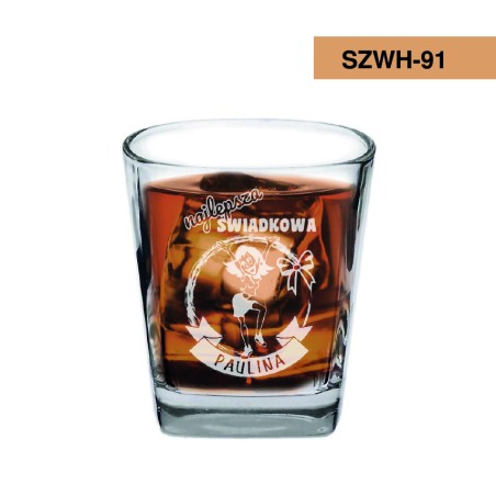 Szklanka do Whisky - Prezent dla Świadków - 8 wzorów