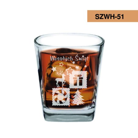Szklanka do Whisky - Prezent na Święta - 23 wzory