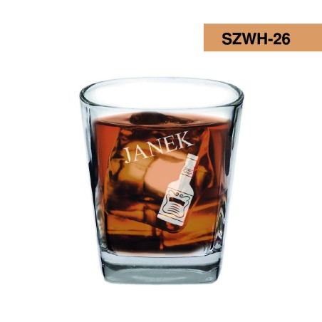 Szklanka do Whisky - 16 wzorów